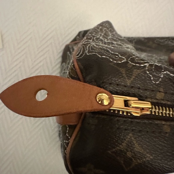 Rare Louis Vuitton Dentelle Monogram Speedy Bag-Authenticated - Picture 9 of 14